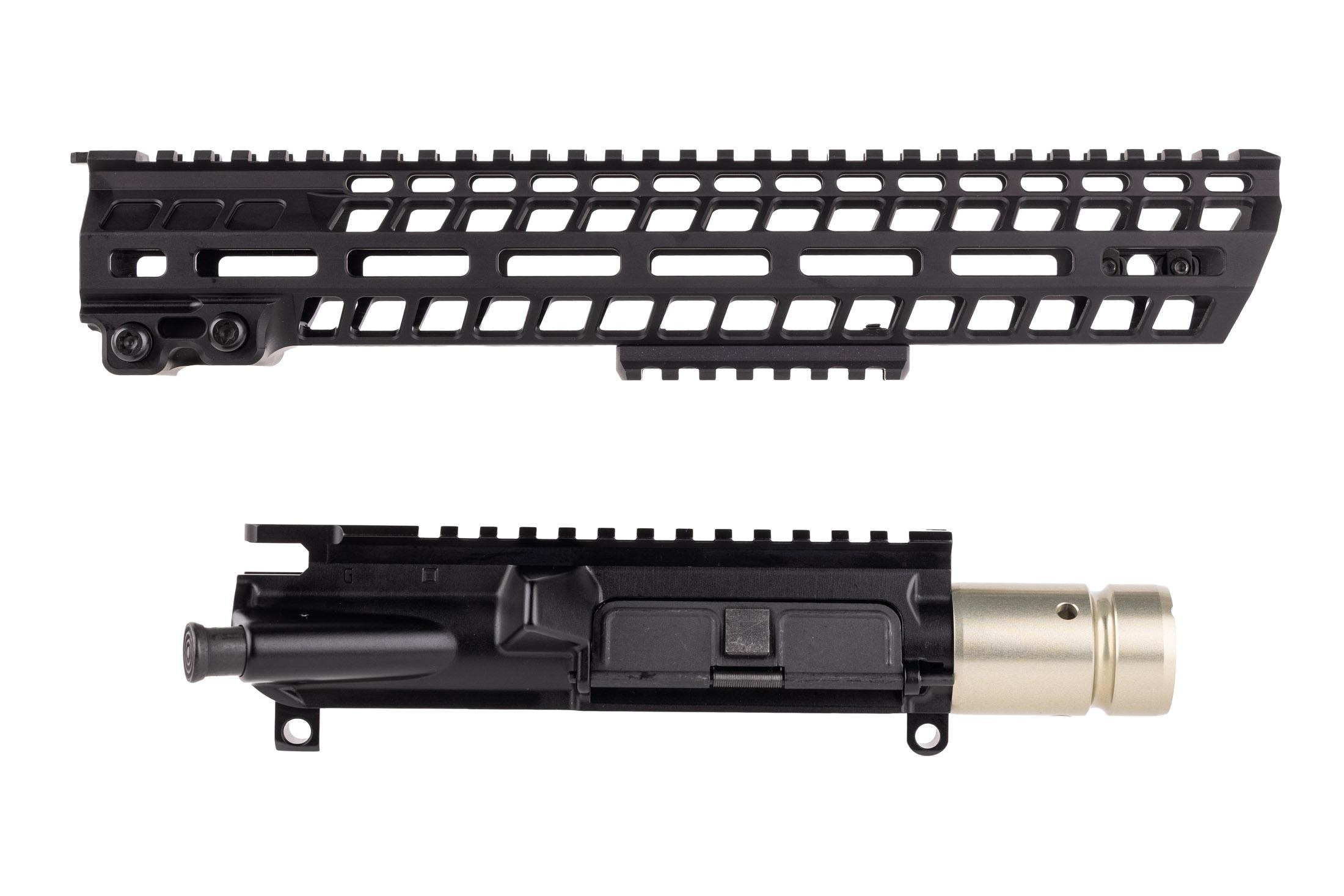 Geissele Automatics Border Patrol Center Tab MK20 Upper Kit - Assembled Upper - Black - 12.6" - BLEMULA